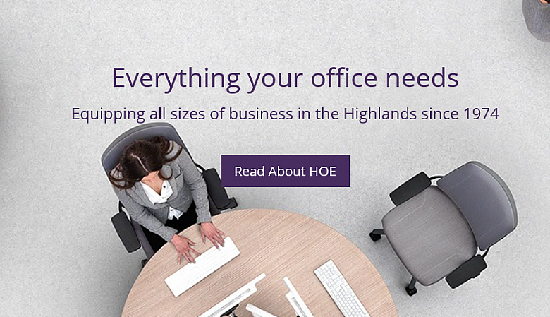 Fresh improved look for Highland Office Equipment