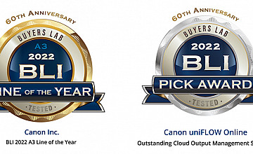 Canon takes home 3 BLI Awards from Keypoint Intelligence in 2022
