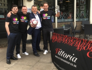 More Capital's charity efforts - Football with Vittoria & Forth 1 Cash for Kids